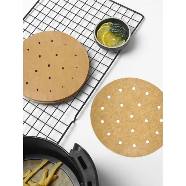 Carta per friggitrice ad aria Inde 20 cm (24 Unità)