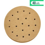 Carta per friggitrice ad aria Inde 20 cm (24 Unità)