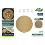 Carta per friggitrice ad aria Inde 20 cm (24 Unità)