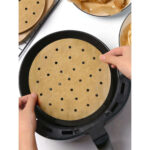 Carta per friggitrice ad aria Inde 23 cm (24 Unità)