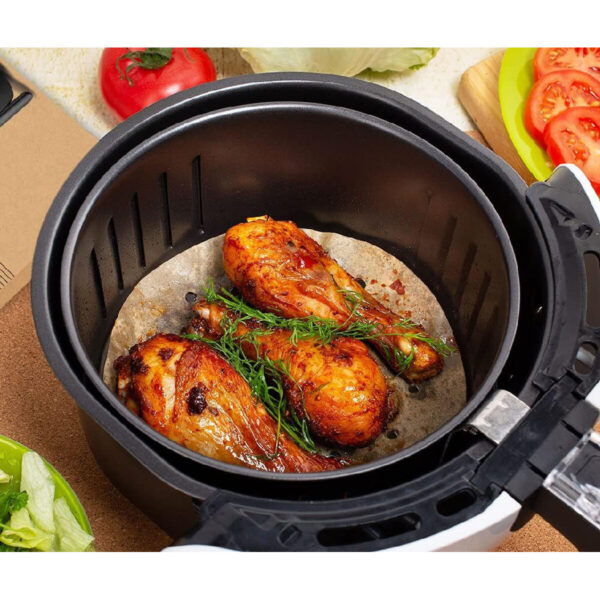 Carta per friggitrice ad aria Inde 23 cm (24 Unità)