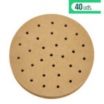 Carta per friggitrice ad aria Inde 23 cm (24 Unità)