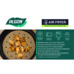 Carta per friggitrice ad aria Inde 23 cm (24 Unità)