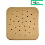 Carta per friggitrice ad aria Inde 23 cm (24 Unità)