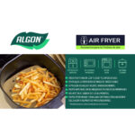 Carta per friggitrice ad aria Inde 23 cm (24 Unità)