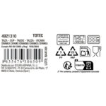 Tazza di caffè e tè La Mediterránea TOTEC 100 ml (24 Unità)