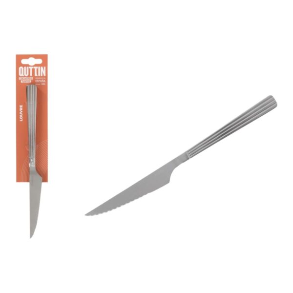 Set di Coltelli Quttin LOUVRE Argentato 23,6 x 2 cm 2 Pezzi (12 Unità)