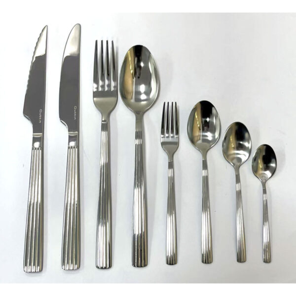 Set di Coltelli Quttin LOUVRE Argentato 23,6 x 2 cm 2 Pezzi (12 Unità)