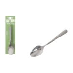 Set di cucchiai da dessert Quttin MOMA Nero 14,2 x 3,2 cm 6 Pezzi (12 Unità)