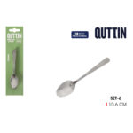 Cucchiaio da Caffè Quttin MOMA 10,6 x 2,5 cm 6 Pezzi (12 Unità)