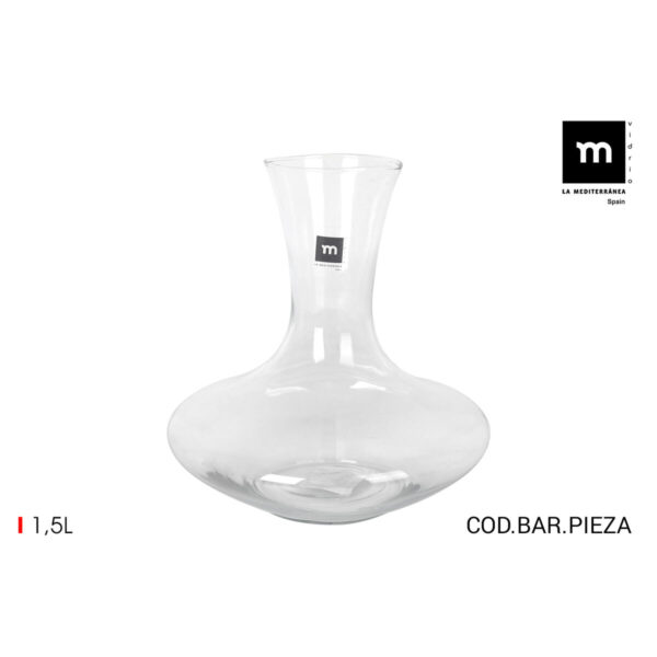 Decanter per Vino La Mediterránea Zahara 1,5 L (4 Unità)