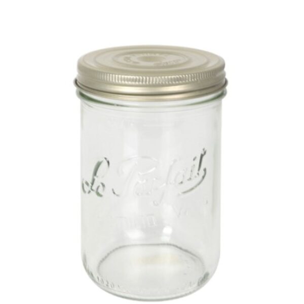 Vaso Le Parfait Wiss Trasparente Dorato 750 ml Ermetico (6 Unità)