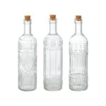 Bottiglia di Vetro La Mediterránea Trasparente Sughero Vetro 500 ml (24 Unità)