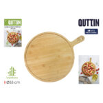 Tagliere Quttin Marrone 33 x 43 x 1 cm Pizza (12 Unità)