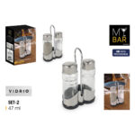 Portasale con Coperchio My Bar Metallo 47 ml 2 Pezzi (24 Unità)