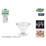 Set di calici riutilizzabili Algon Trasparente 9,5 x 7,2 cm 8 Pezzi (24 Unità)