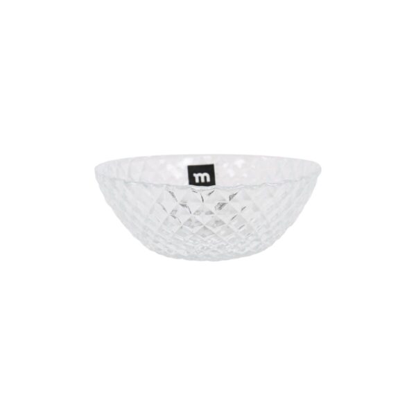 Ciotola La Mediterránea Diamond Trasparente Vetro Ø 12 cm (24 Unità)