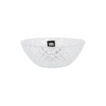 Ciotola La Mediterránea Diamond Trasparente Vetro Ø 17 cm (24 Unità)