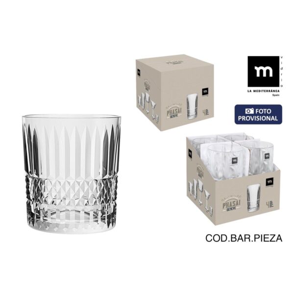 Bicchiere La Mediterránea Phasai geneve Trasparente Vetro 350 ml (24 Unità)