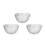 Set di Ciotole La Mediterránea Eddas Trasparente Vetro 270 ml 3 Pezzi (12 Unità)