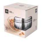 Set di Ciotole La Mediterránea Edy Trasparente Vetro 270 ml 3 Pezzi (12 Unità)