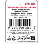 Sottopentola Privilege Marrone vimini Ø 30 cm (12 Unità)