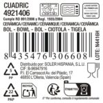 Ciotola La Mediterránea Cuadric Ceramica 340 ml (24 Unità)