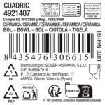 Ciotola La Mediterránea Cuadric Ceramica 650 ml (18 Unità)