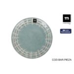 Piatto da pranzo La Mediterránea Cuadric Ceramica Ø 21 cm (12 Unità)
