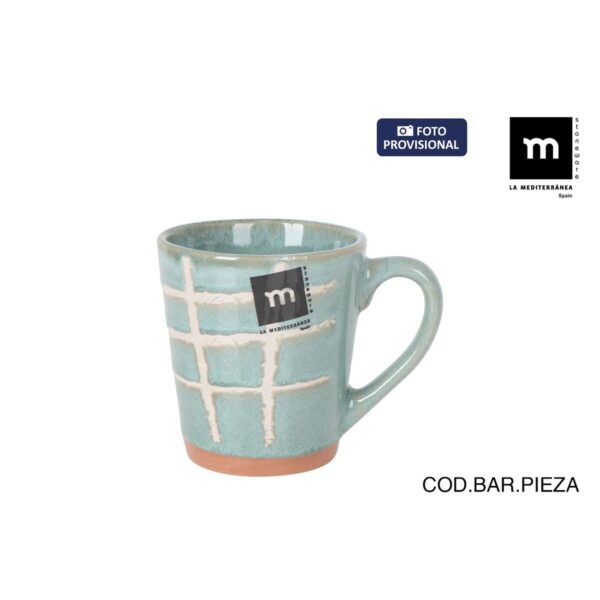 Tazza La Mediterránea Cuadric 220 ml Ceramica (24 Unità)