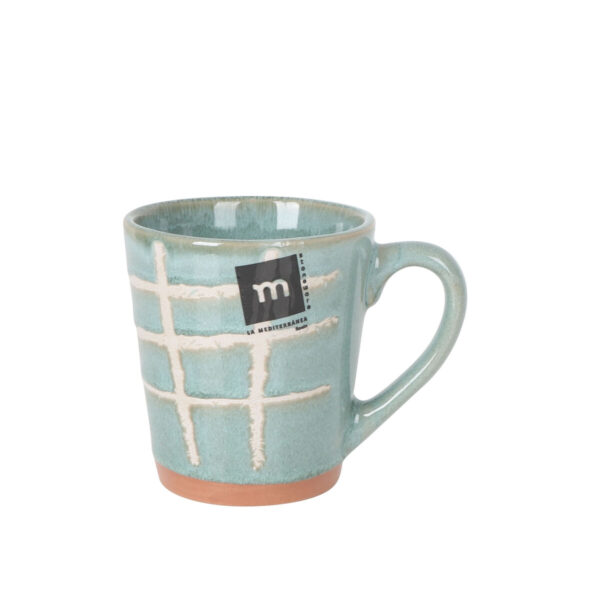 Tazza La Mediterránea Cuadric 220 ml Ceramica (24 Unità)