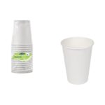 Set di Bicchieri Algon Bianco Cartone 330 ml 12 Pezzi (24 Unità)