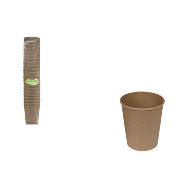 Set di Bicchieri Algon Marrone Cartone 120 ml 50 Pezzi (18 Unità)