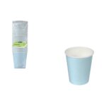 Set di Bicchieri Algon Azzurro Cartone 200 ml 24 Pezzi (18 Unità)