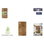 Tagliere Quttin Marrone scuro 27 x 15 x 1,6 cm (24 Unità)