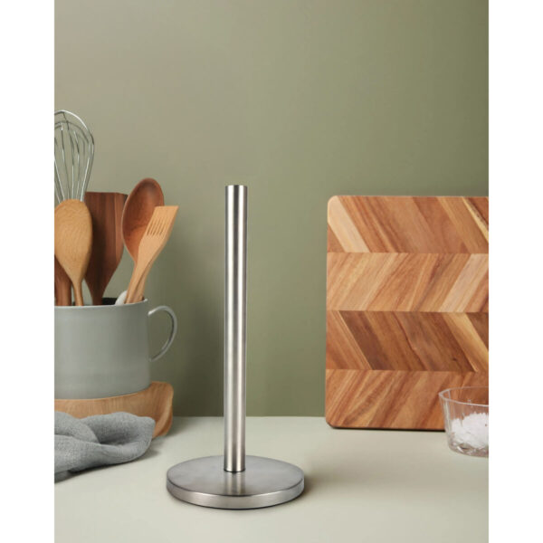 Portarotolo da Cucina Quttin Argentato Acciaio 15 x 32 cm (12 Unità)