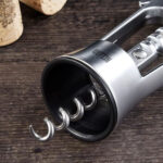 Apriscatole con Cavatappi Quttin 18 x 7 x 4 cm Argentato (18 Unità)