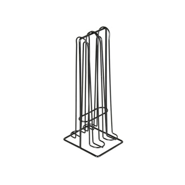 Contenitore per Sistemare le Capsule di Caffè Quttin Nero Ferro (12 Unità)