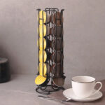 Contenitore per Sistemare le Capsule di Caffè Quttin Nero Ferro 11,5 x 33 cm (12 Unità)