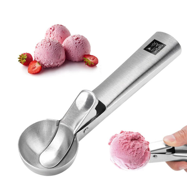 Cucchiaio per Gelato My Bar Argentato Acciaio inossidabile 19 x 5,7 cm (24 Unità)