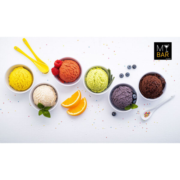 Cucchiaio per Gelato My Bar Argentato Acciaio inossidabile 19 x 5,7 cm (24 Unità)