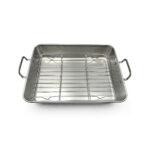 Vassoio da Forno Quttin Argentato Acciaio 30 x 24 x 5,5 cm (12 Unità)