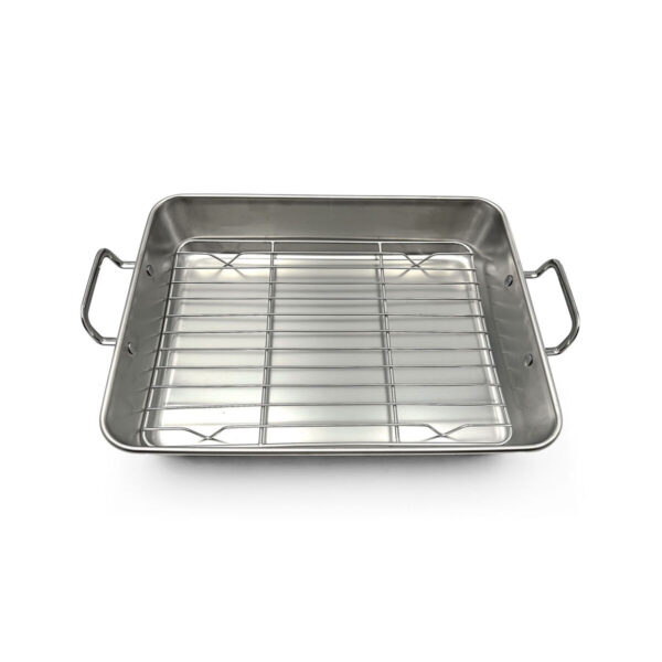 Vassoio da Forno Quttin Argentato Acciaio 30 x 24 x 5,5 cm (12 Unità)