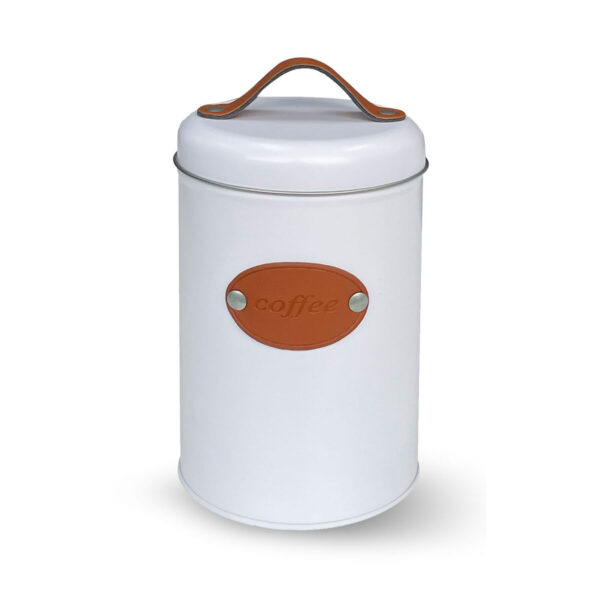 Barattolo Quttin Bianco Marrone Metallo (18 Unità)