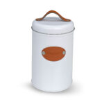 Barattolo Quttin Bianco Marrone Metallo (18 Unità)