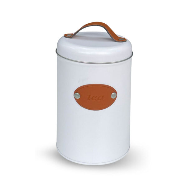 Barattolo Quttin Bianco Marrone Metallo (18 Unità)