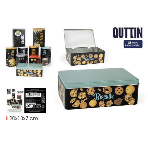 Barattolo Quttin Biscuits Metallo (12 Unità)