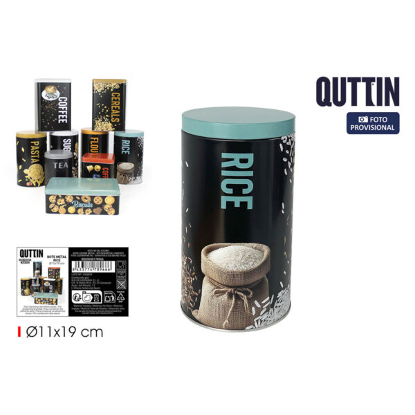 Barattolo Quttin Rice Metallo (12 Unità)