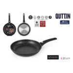 Padella Quttin UNIVERSE Nero Alluminio Ø 20 cm (6 Unità)