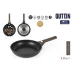 Padella Quttin LEATHER Marrone Nero Alluminio Ø 20 cm (6 Unità)